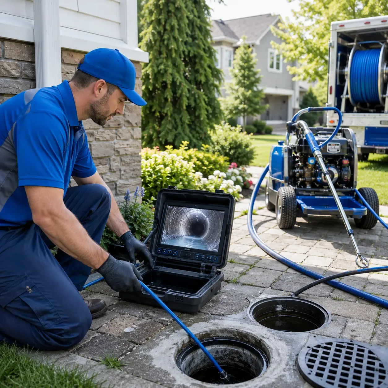 Outdoor drain cleaning professionals serving Adams, NY